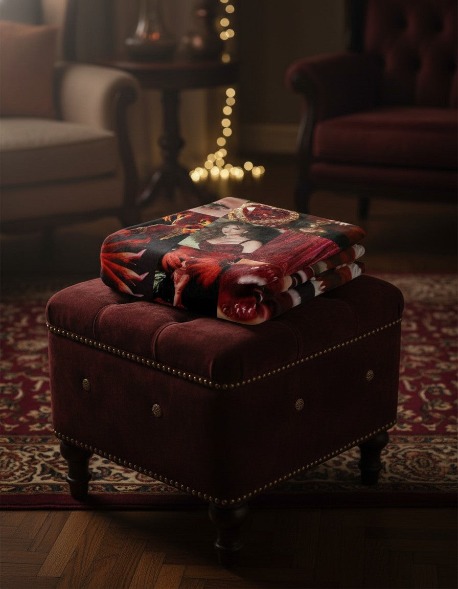 Showgirl Performance Era Blanket - Elegant Sparkly Art Throw Blanket Gift for Fans