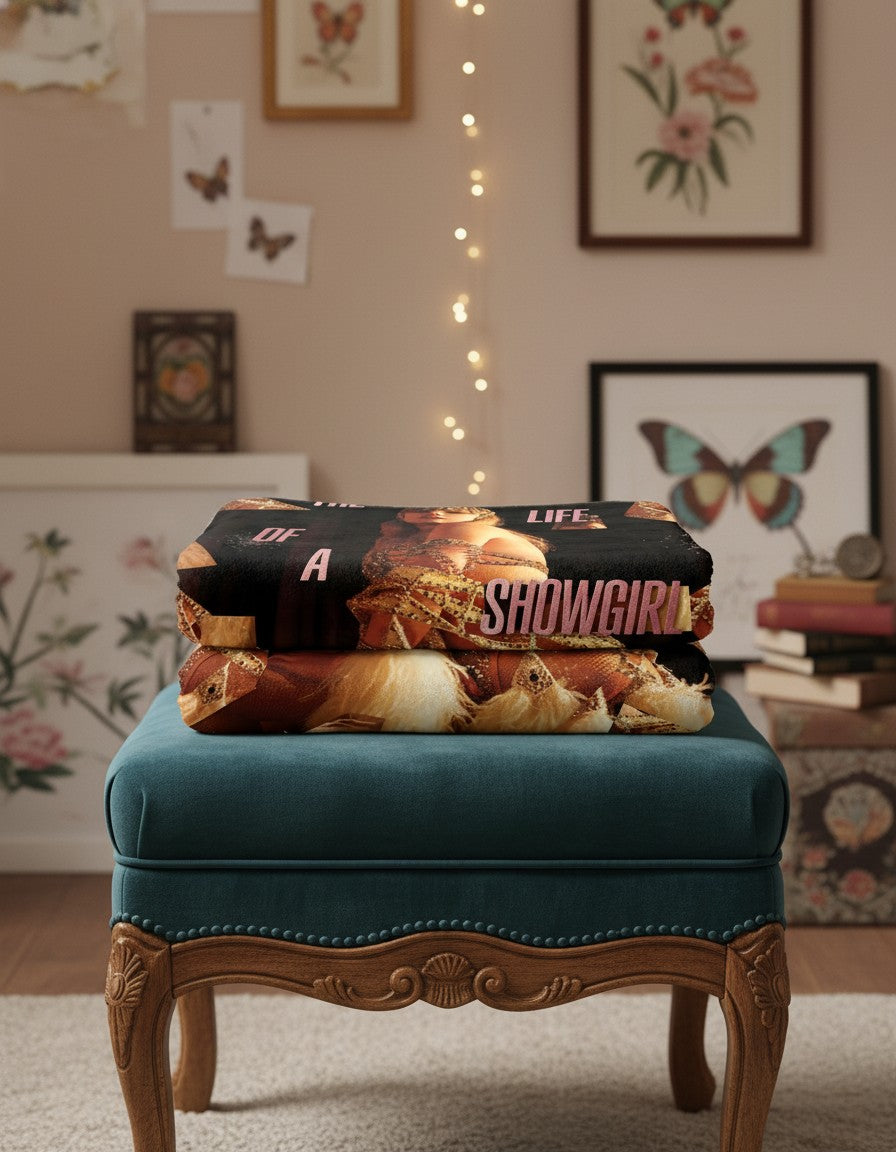 The Life of a Showgirl Blanket - Taylor Inspired Album Era Throw Blanket for Fans