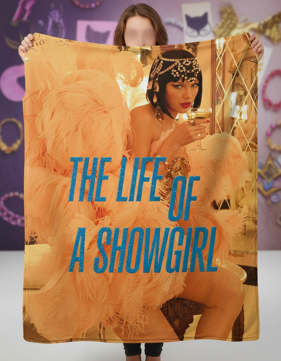The Life of a Showgirl Plush Blanket – Music Era Inspired Blanket for Swifties