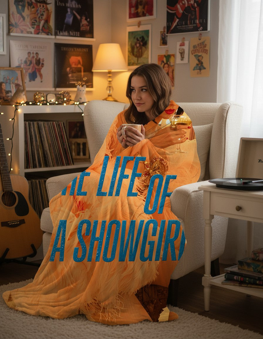 The Life of a Showgirl Plush Blanket – Music Era Inspired Blanket for Swifties