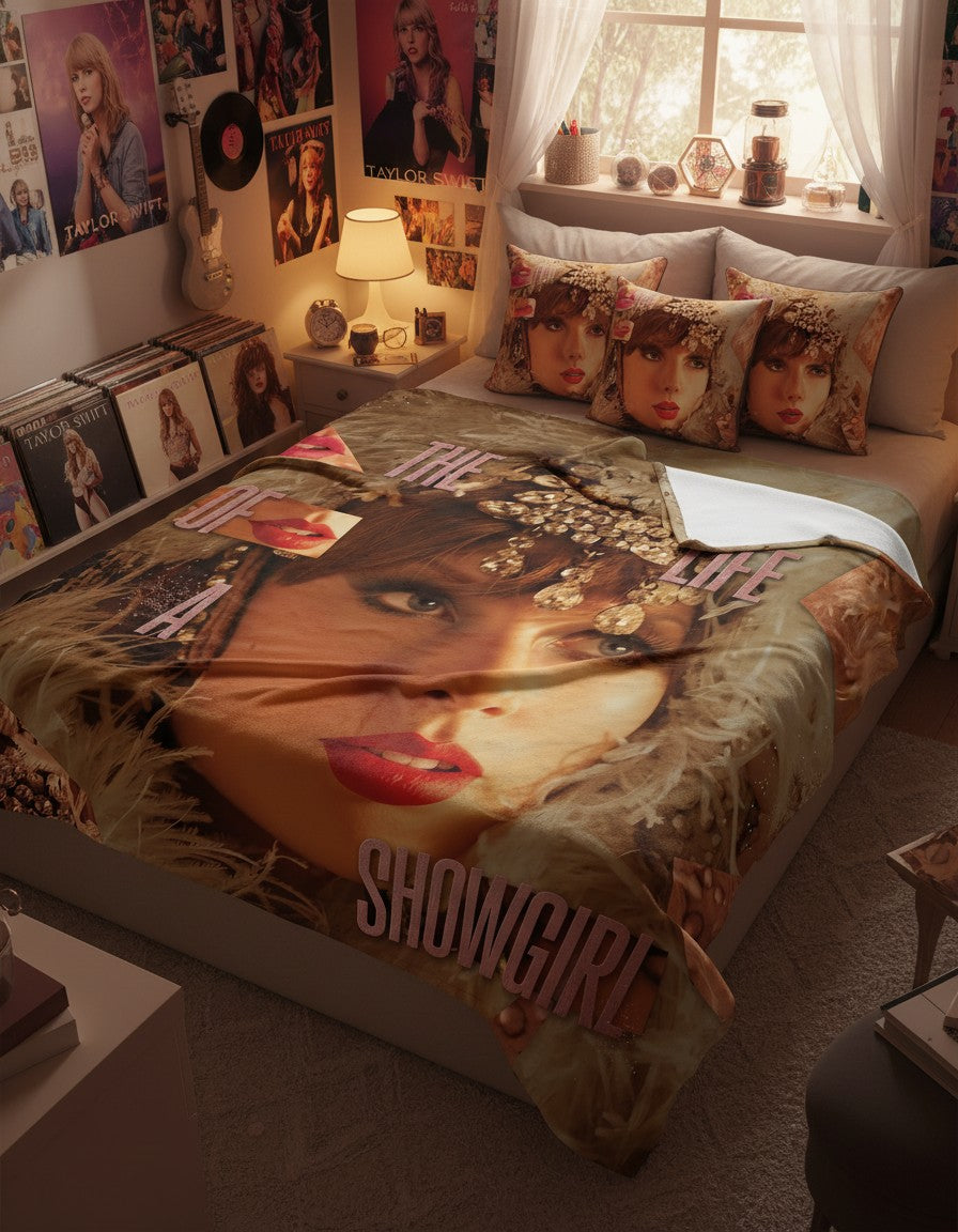 The Life of a Showgirl Throw Blanket – Soft Blanket Gift for Music Lovers