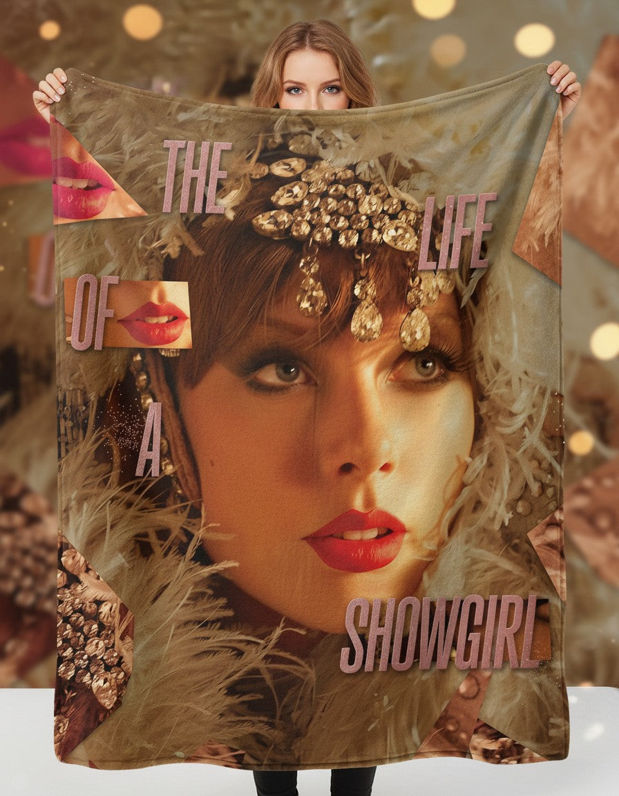 The Life of a Showgirl Throw Blanket – Soft Blanket Gift for Music Lovers