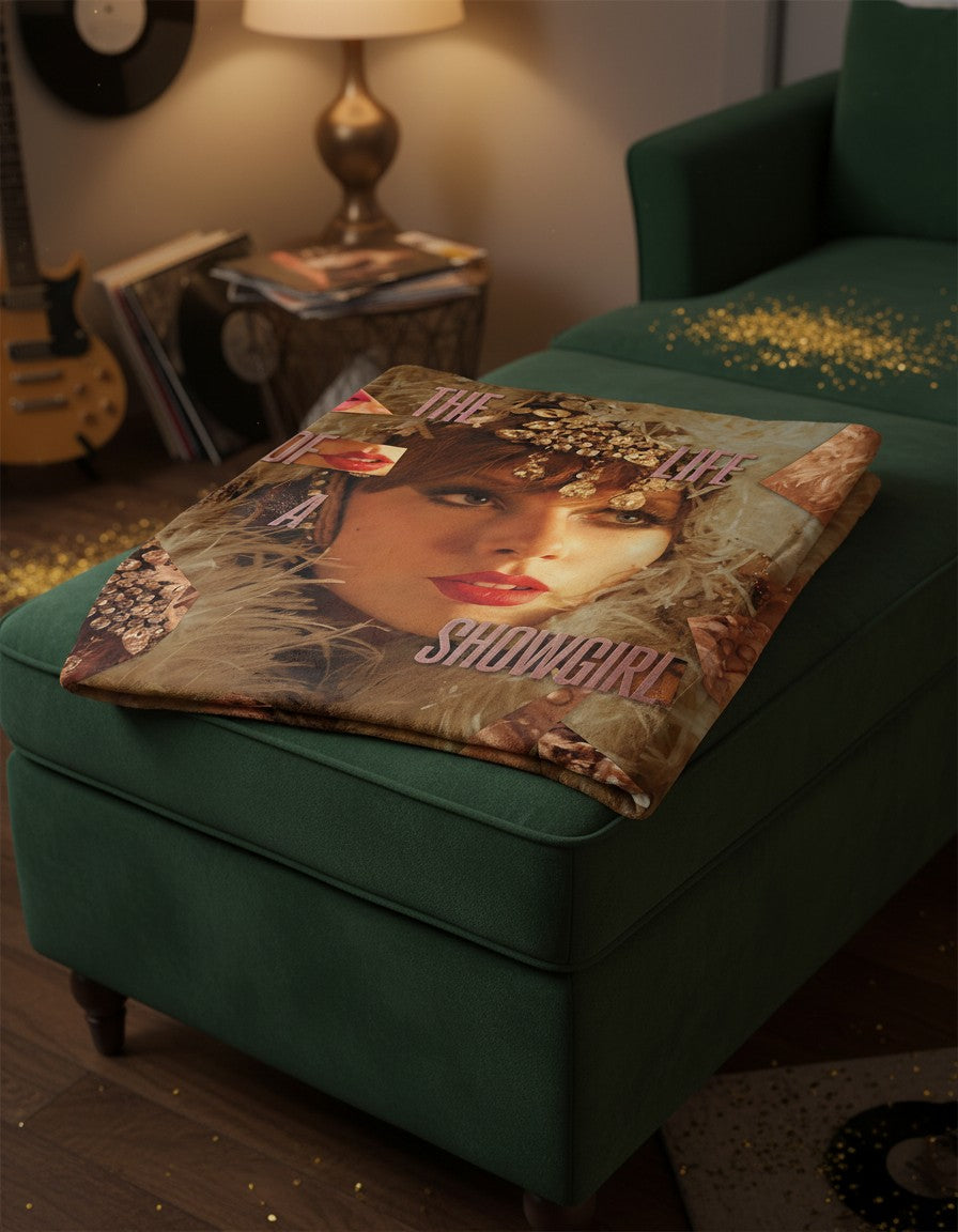 The Life of a Showgirl Throw Blanket – Soft Blanket Gift for Music Lovers