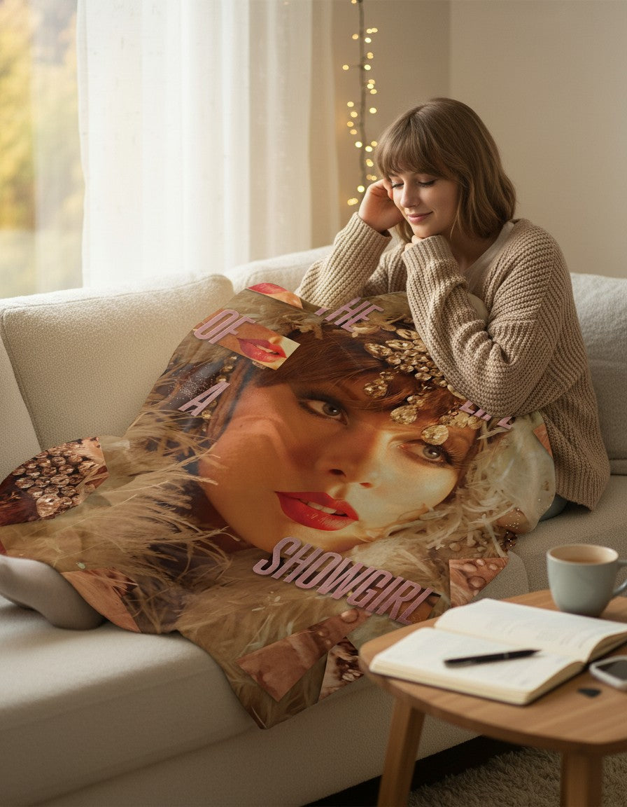 The Life of a Showgirl Throw Blanket – Soft Blanket Gift for Music Lovers