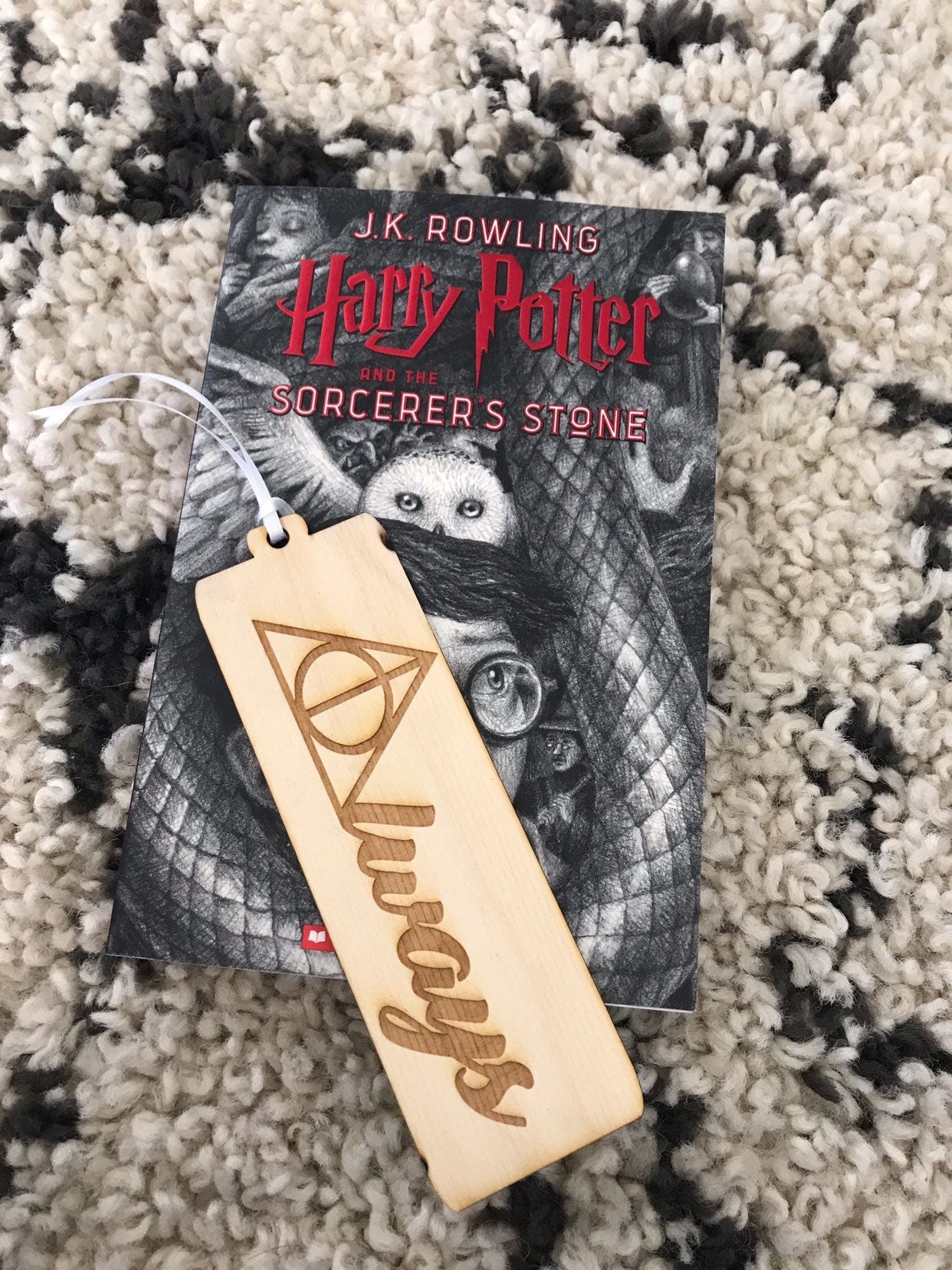 Laser Engraved Wood Bookmark