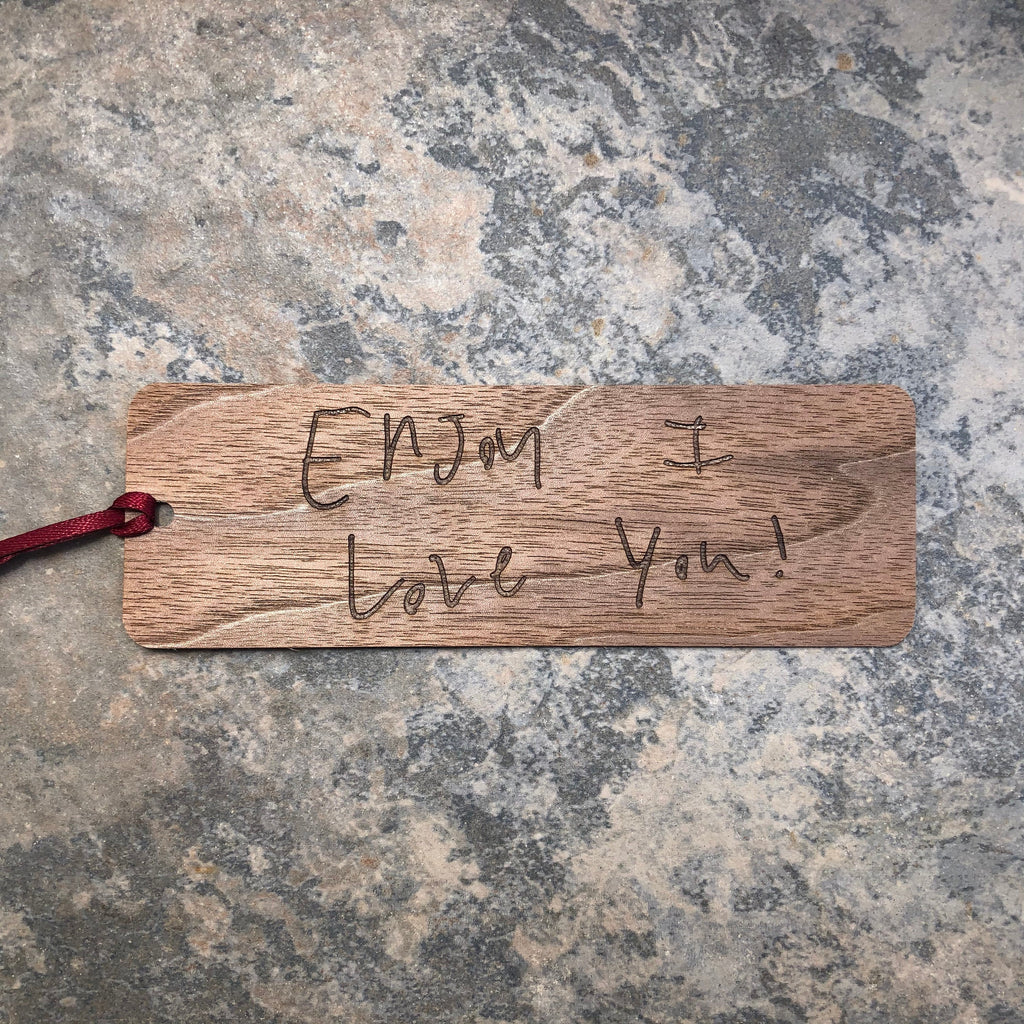 Personalized Engraved Wooden Bookmarks
