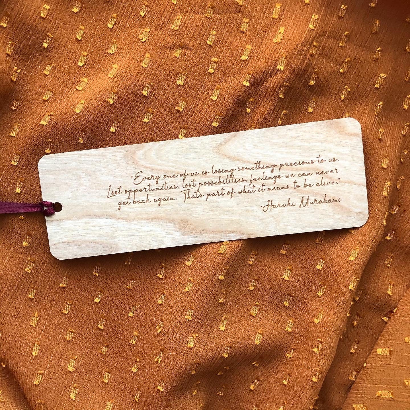 Personalized Engraved Wooden Bookmarks
