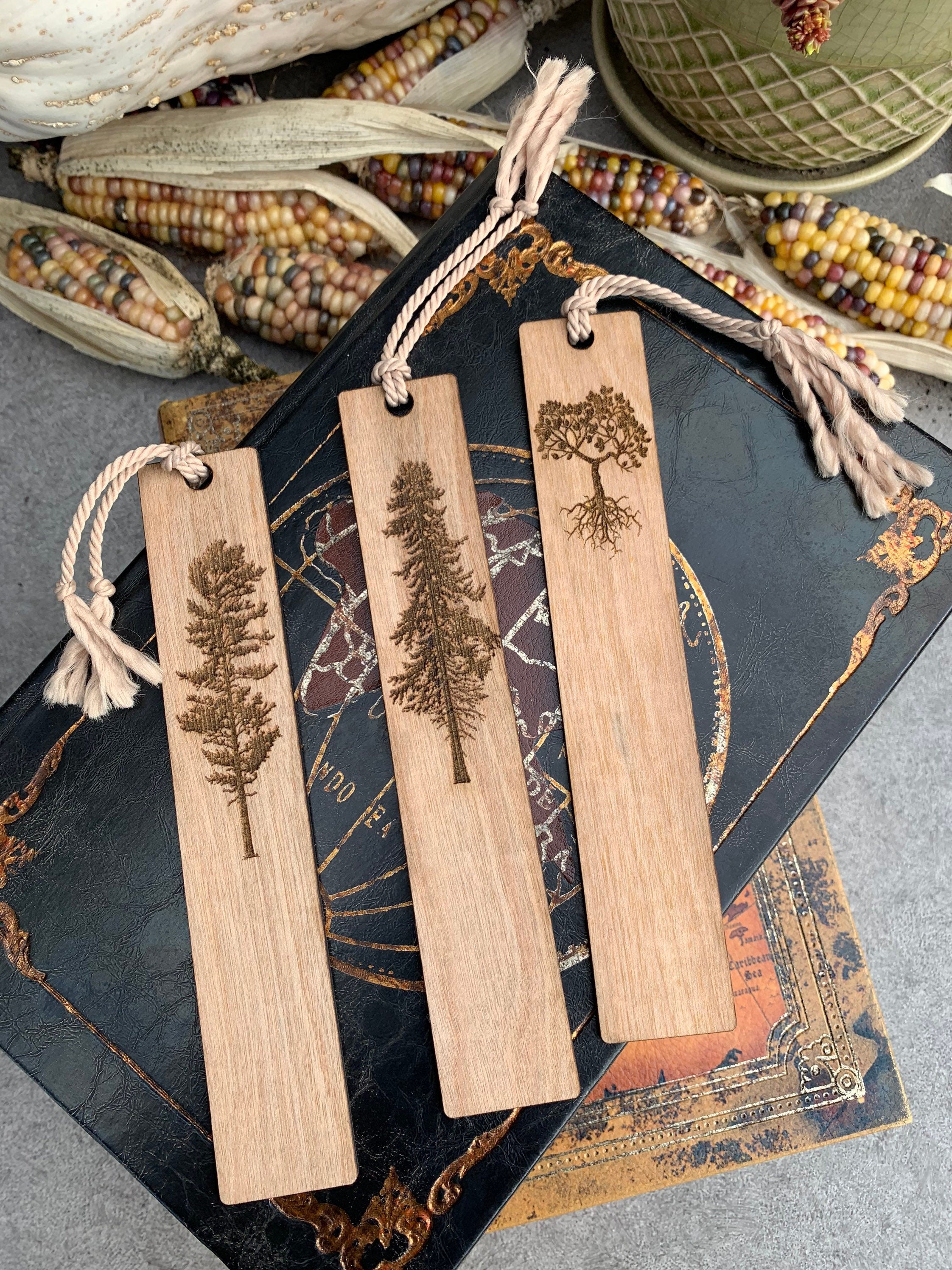Tree Bookmarks - Wood bookmarks