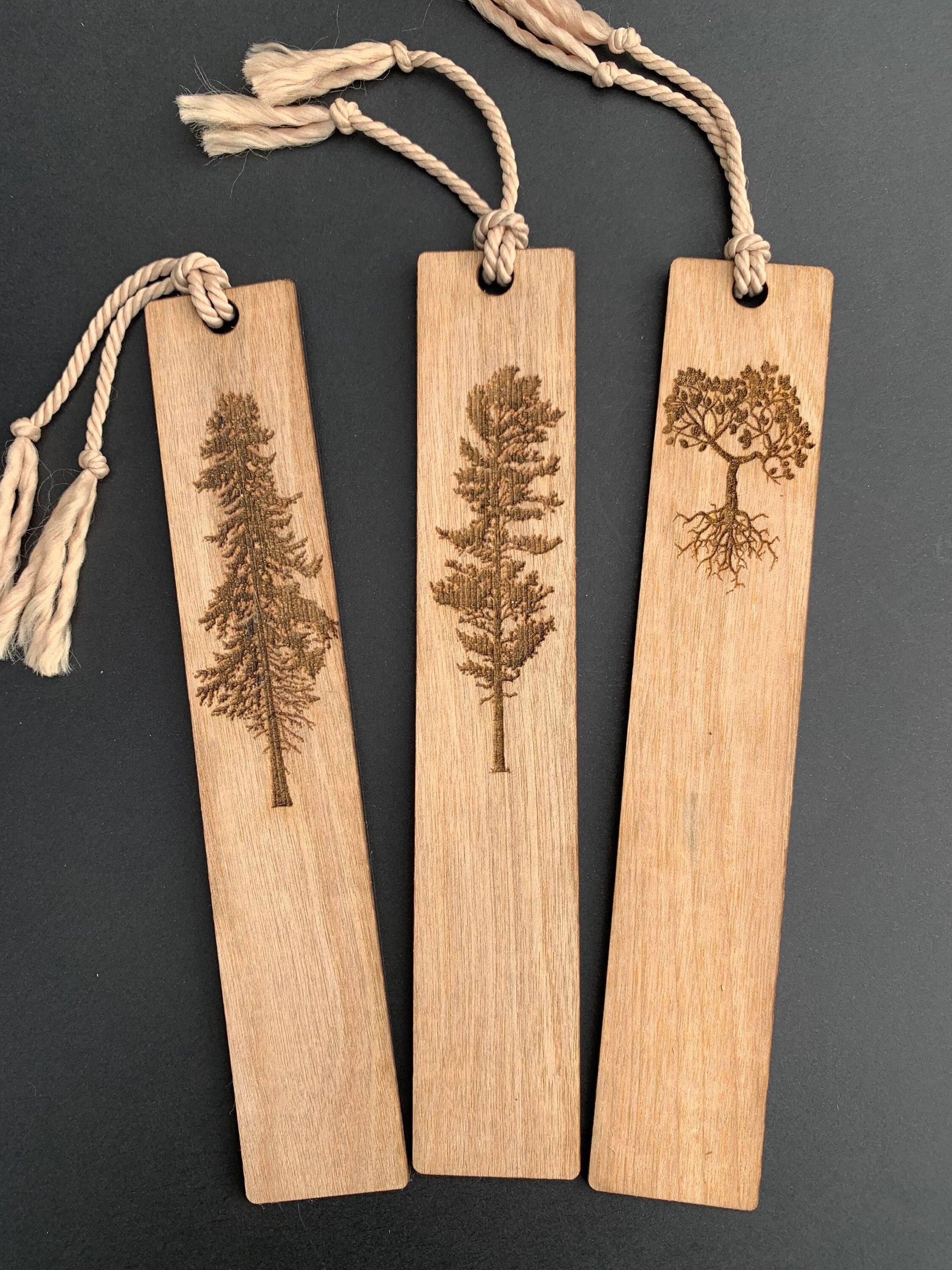 Tree Bookmarks - Wood bookmarks