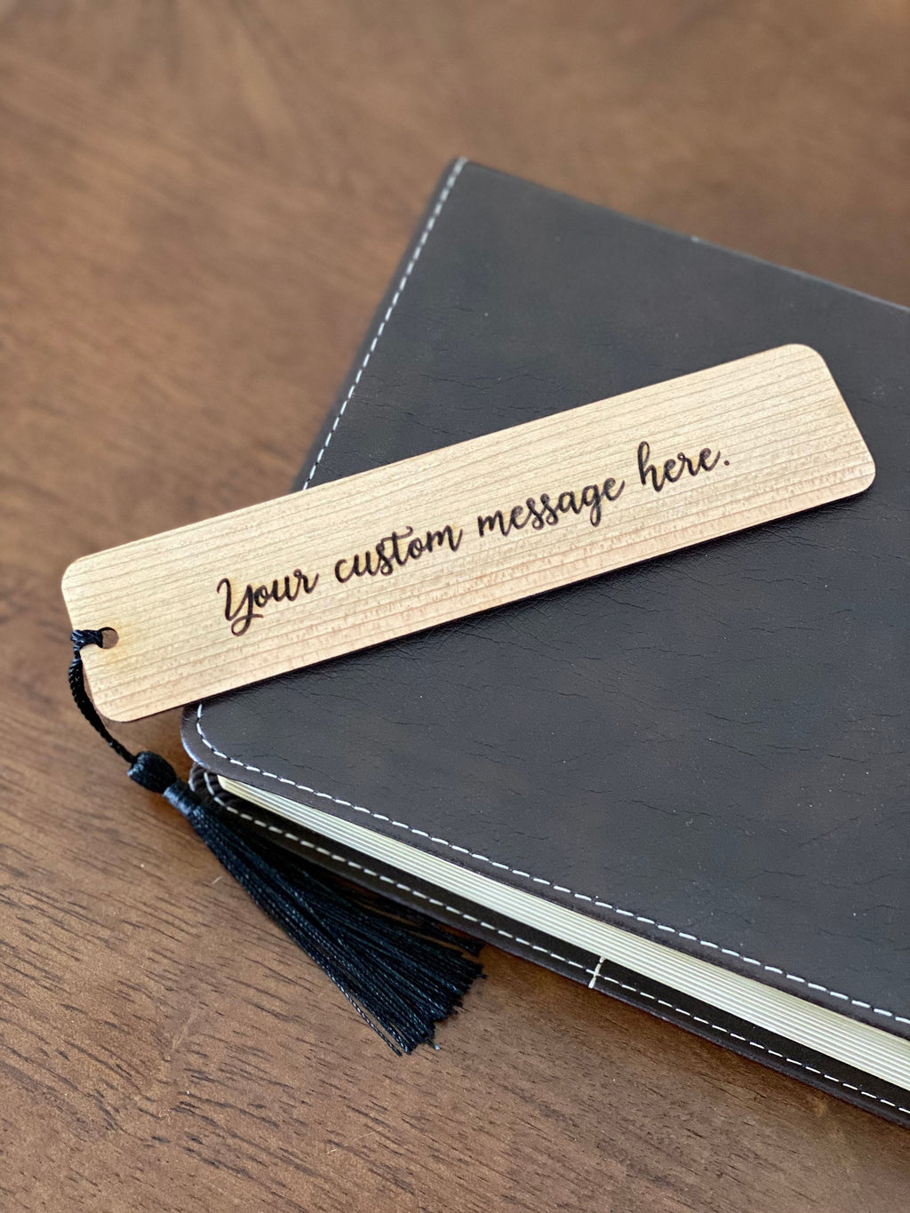 Gift for Him or Her - Handmade Wood Bookmark