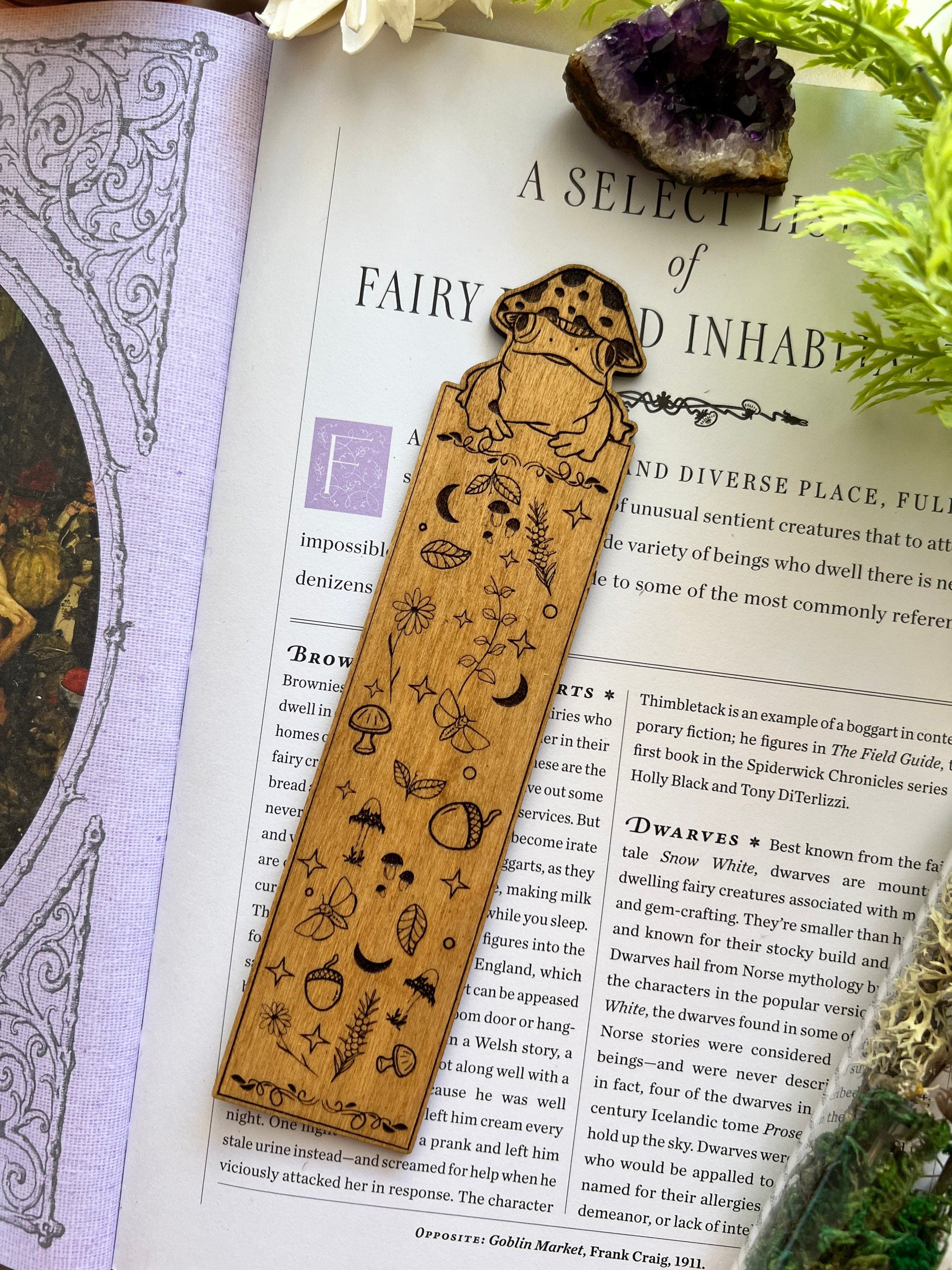 Wooden Bookmarks - Handmade Wood Burning