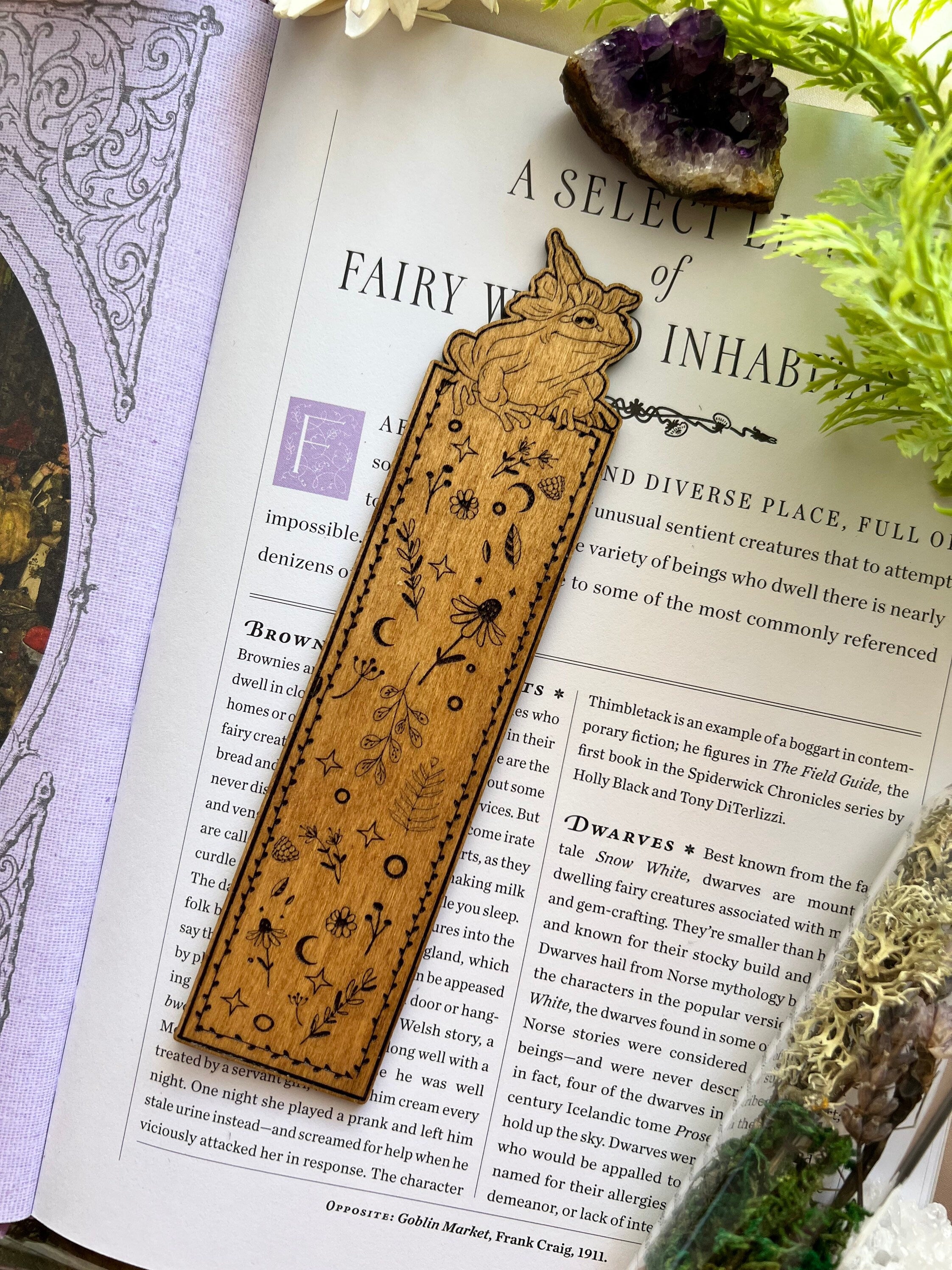 Wooden Bookmarks - Handmade Wood Burning