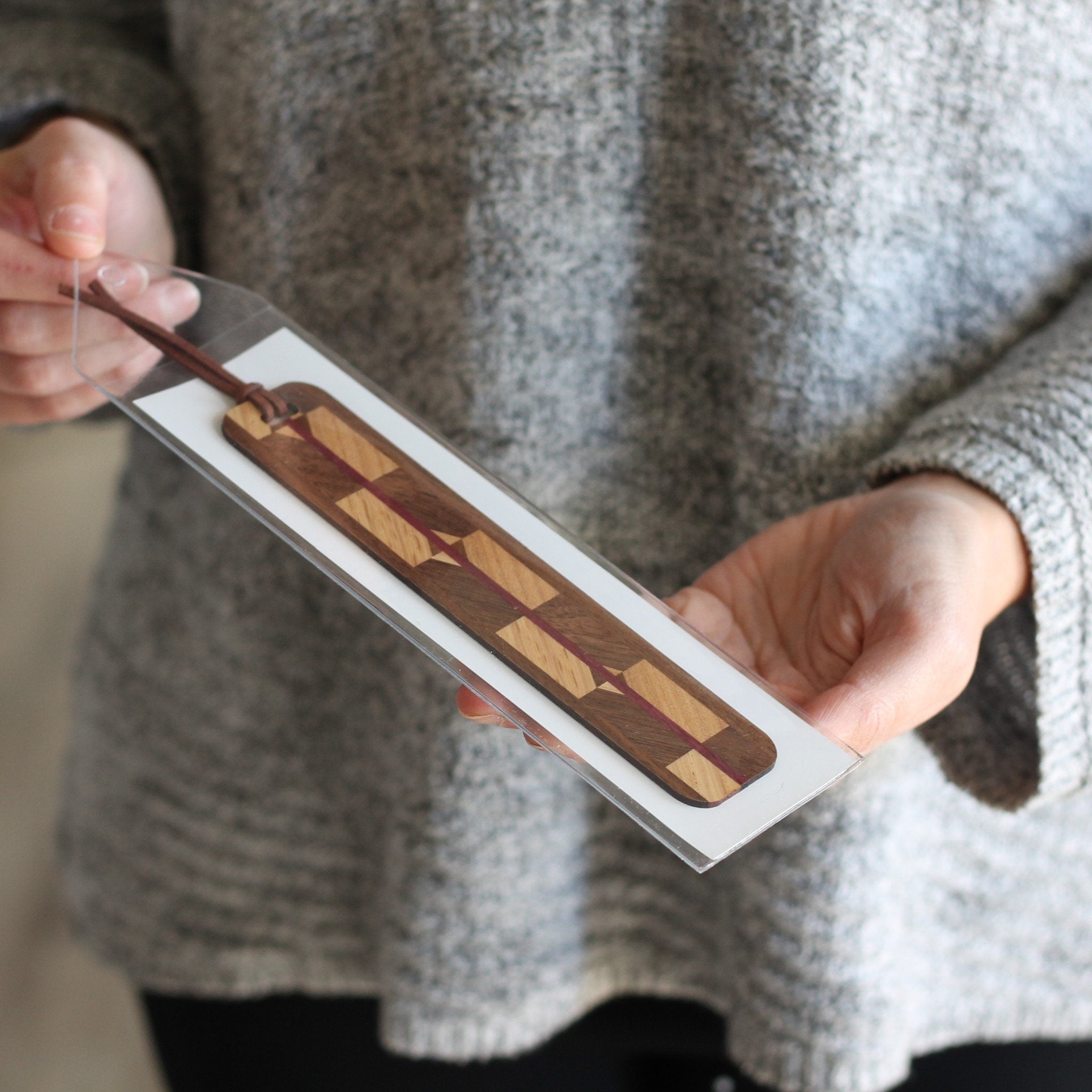 Handmade Wooden Bookmark