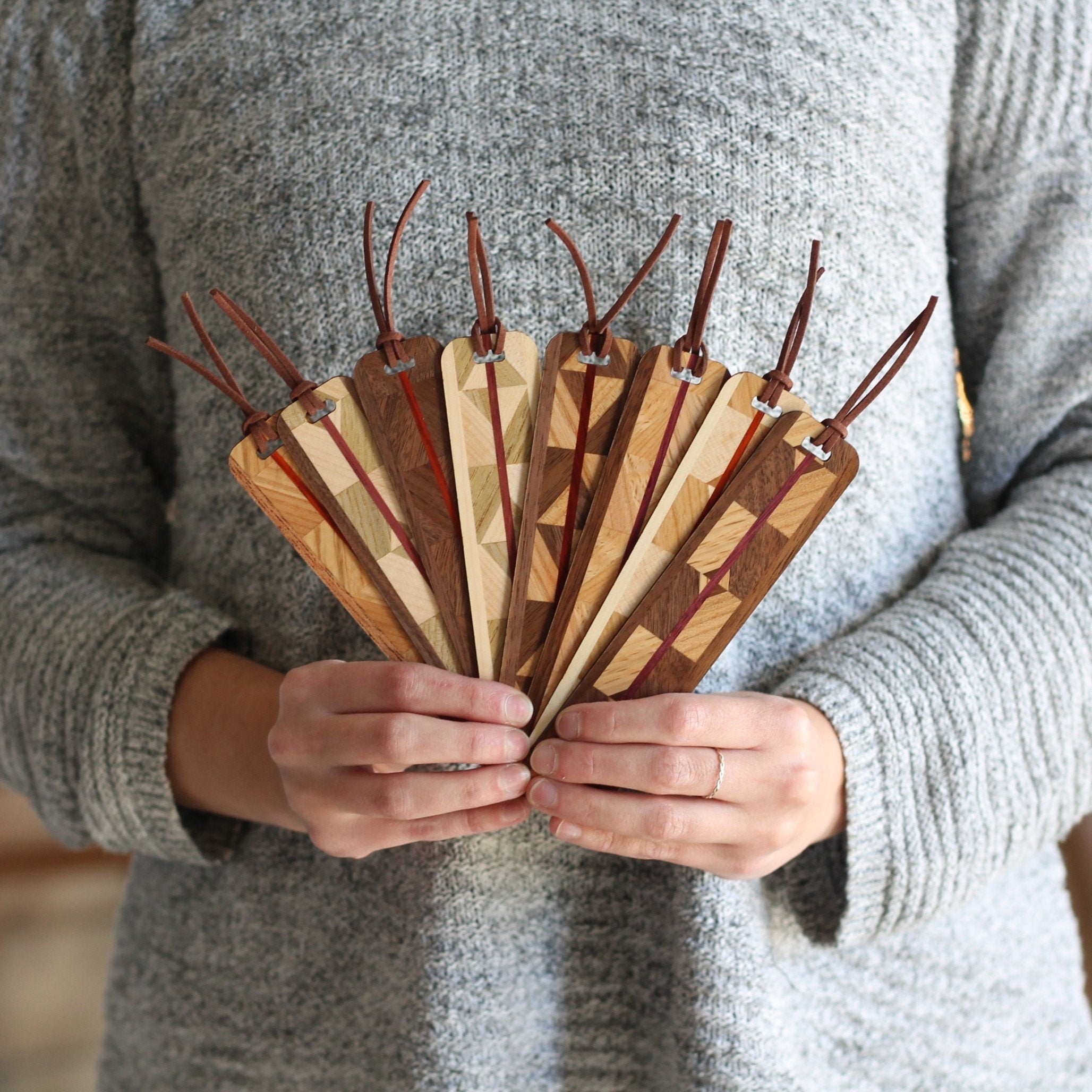 Handmade Wooden Bookmark