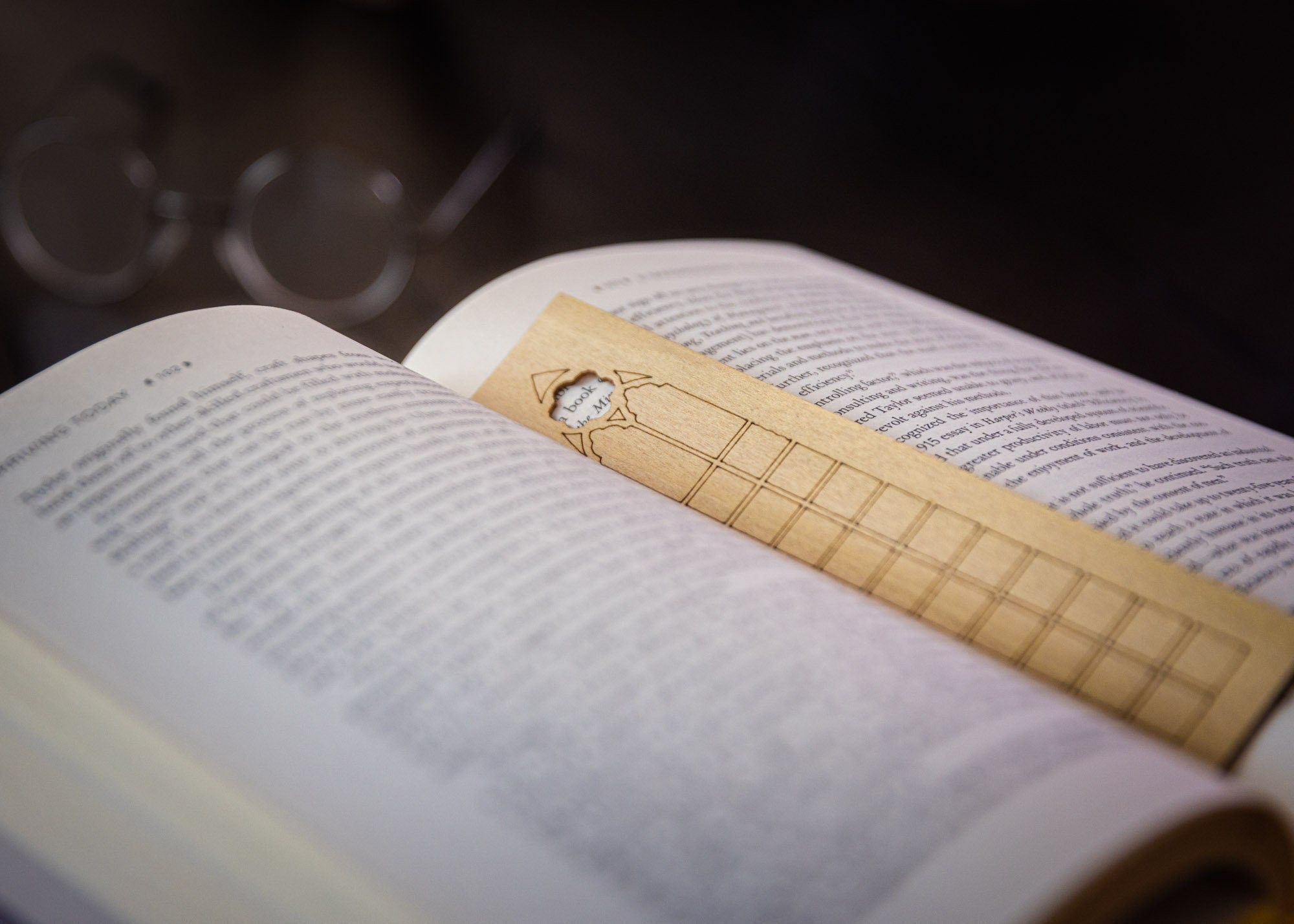Wooden Bookmarks the Architectural Collection