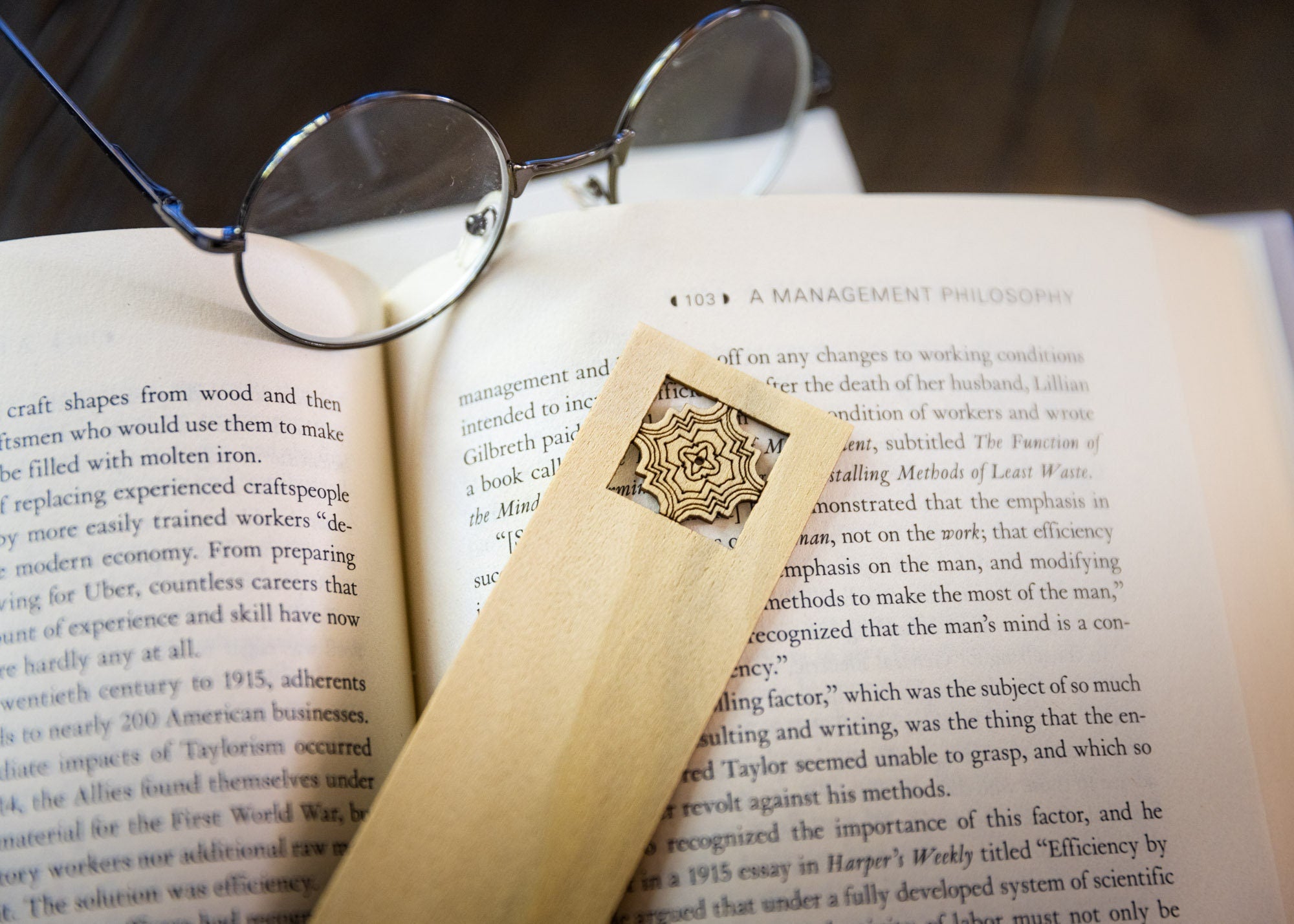 Wooden Bookmarks the Architectural Collection