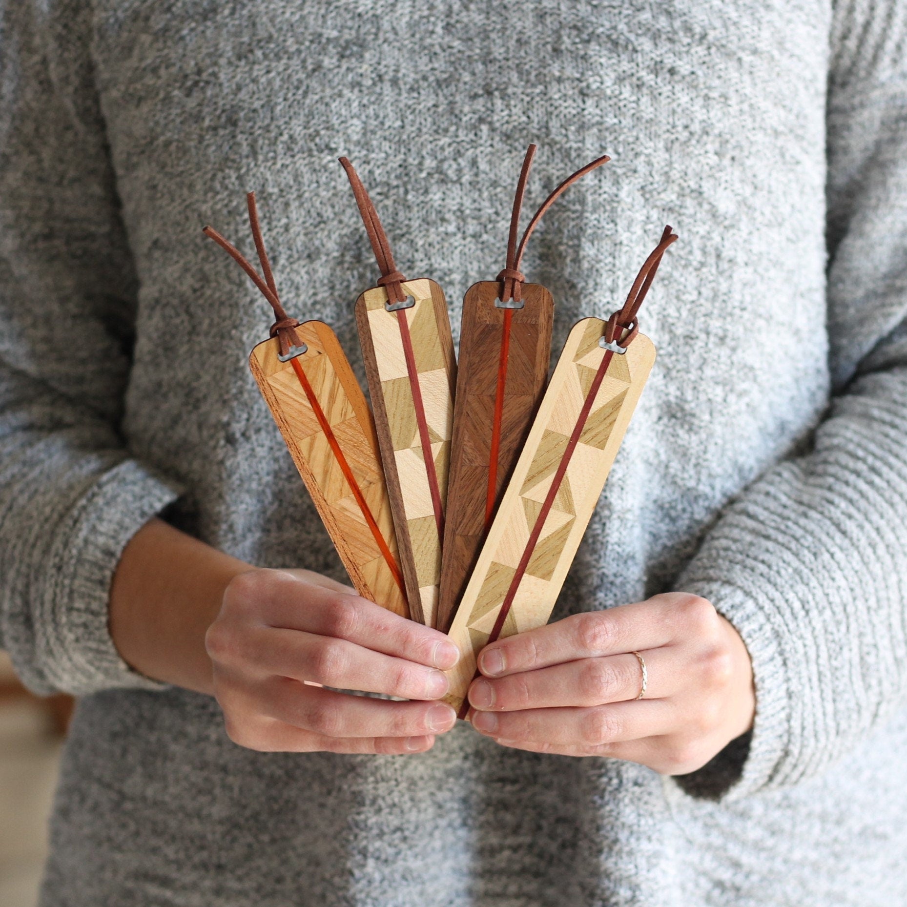Handmade Wooden Bookmark