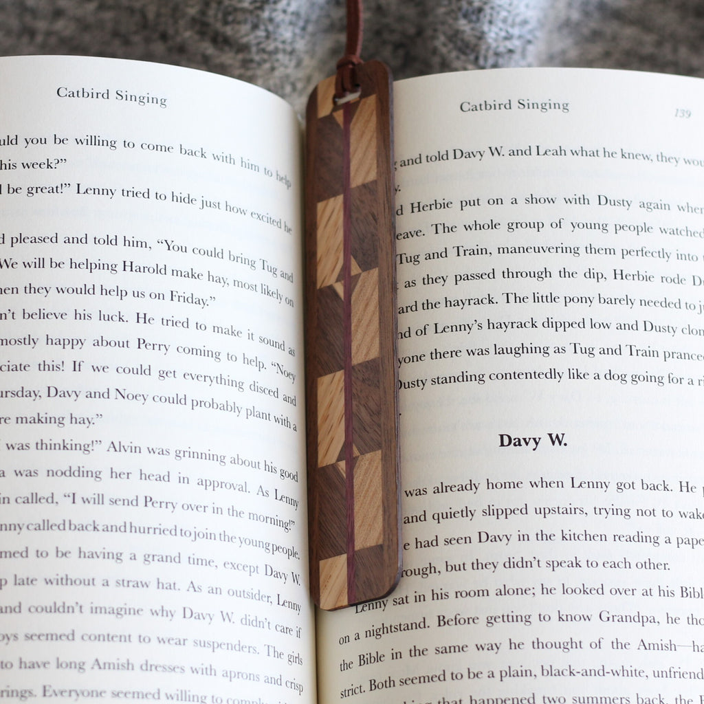 Handmade Wooden Bookmark