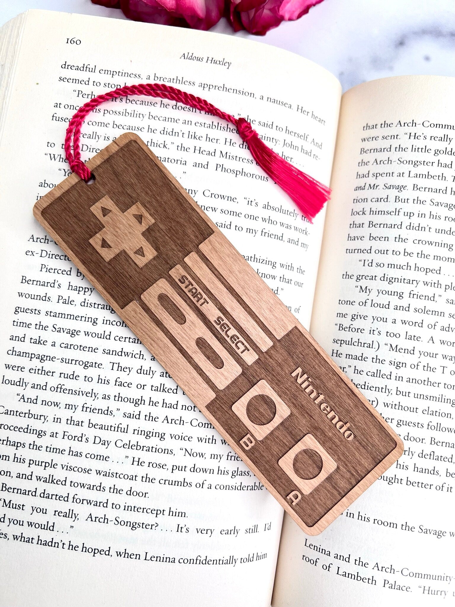 Nintendo NES Controller Bookmark with Tassel