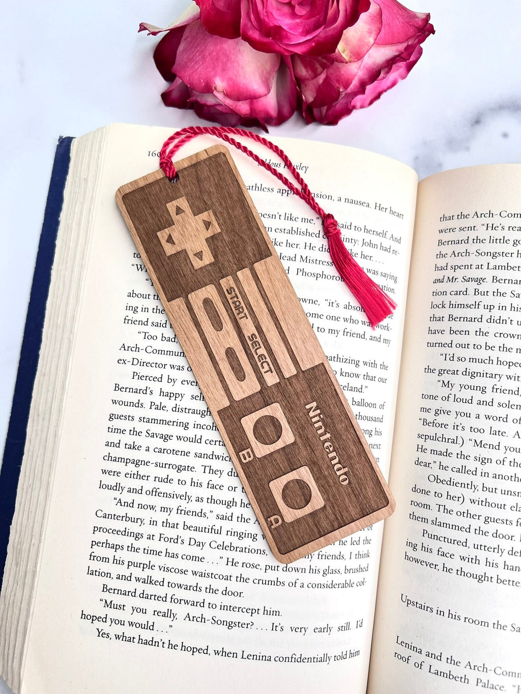 Nintendo NES Controller Bookmark with Tassel