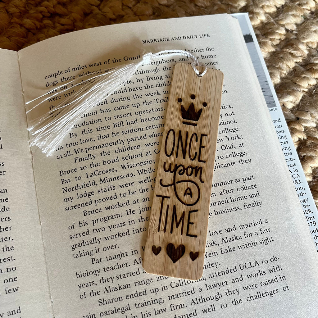 Wooden Engraved Bookmarks - Gift for Book Lovers