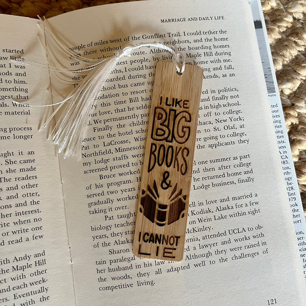 Wooden Engraved Bookmarks - Gift for Book Lovers