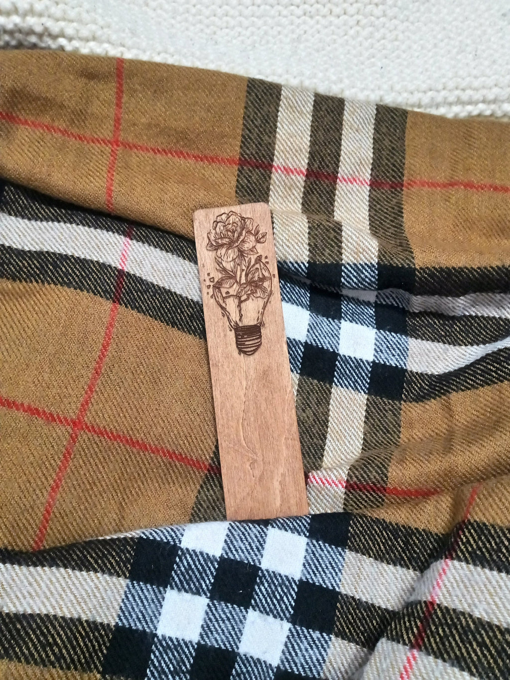 Personalized wooden book mark - Back to school