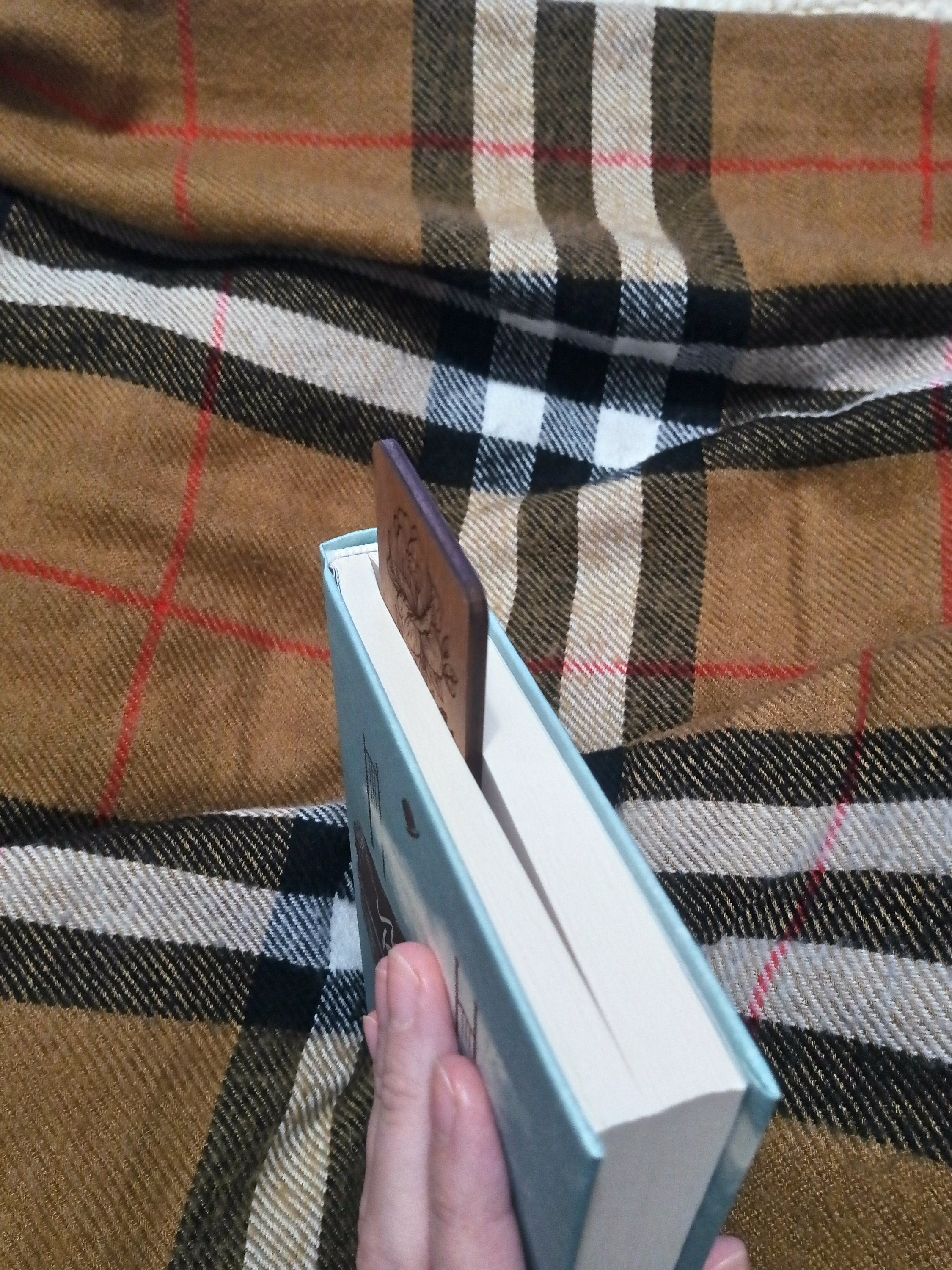 Personalized wooden book mark - Back to school