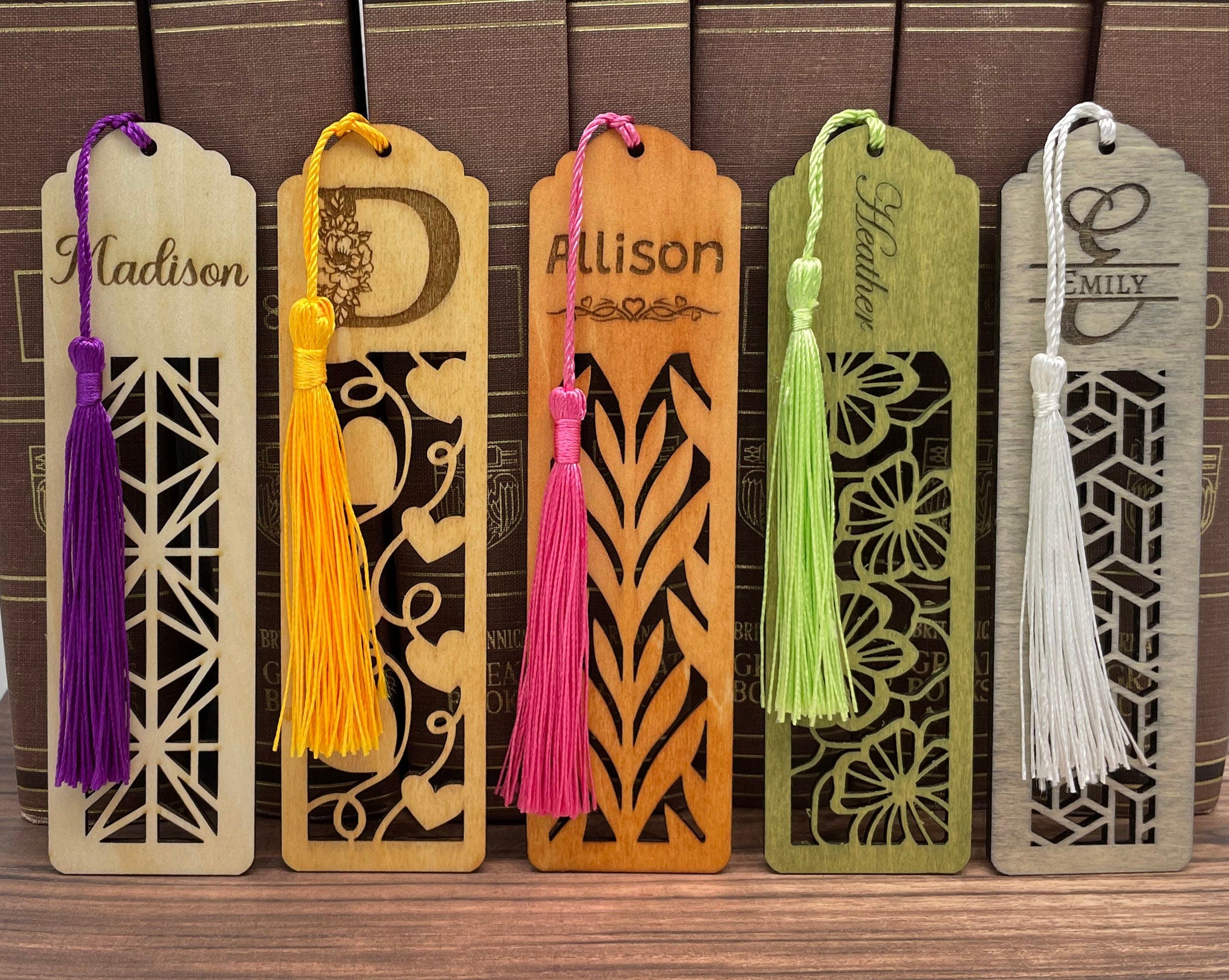 Personalized Wooden Bookmark