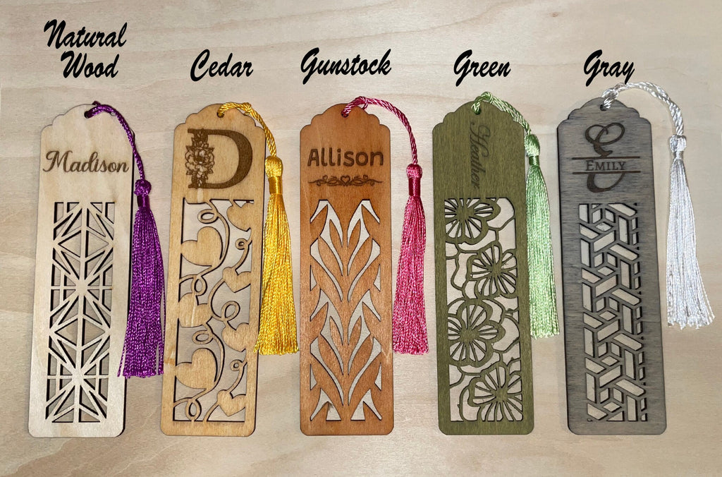 Personalized Wooden Bookmark