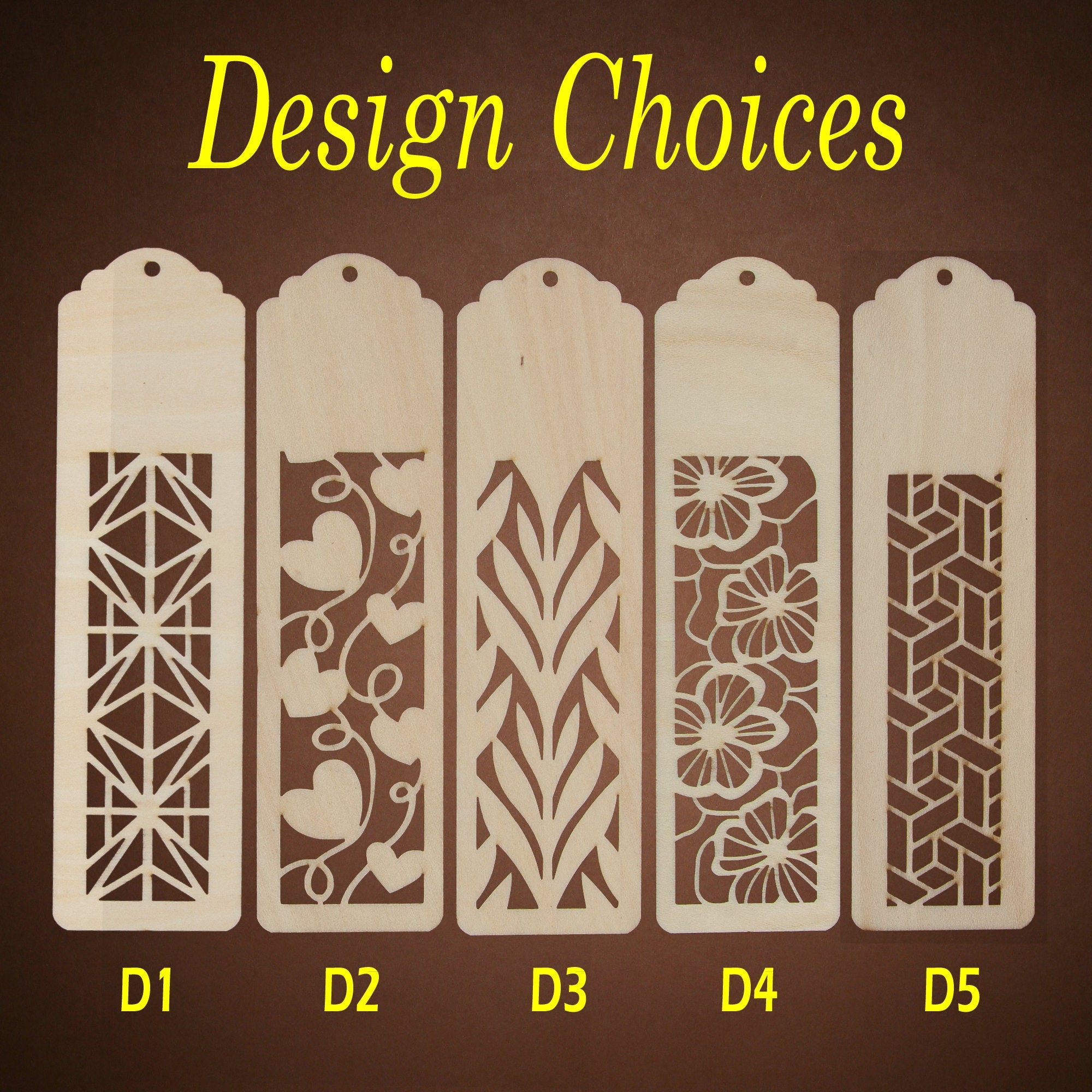 Personalized Wooden Bookmark