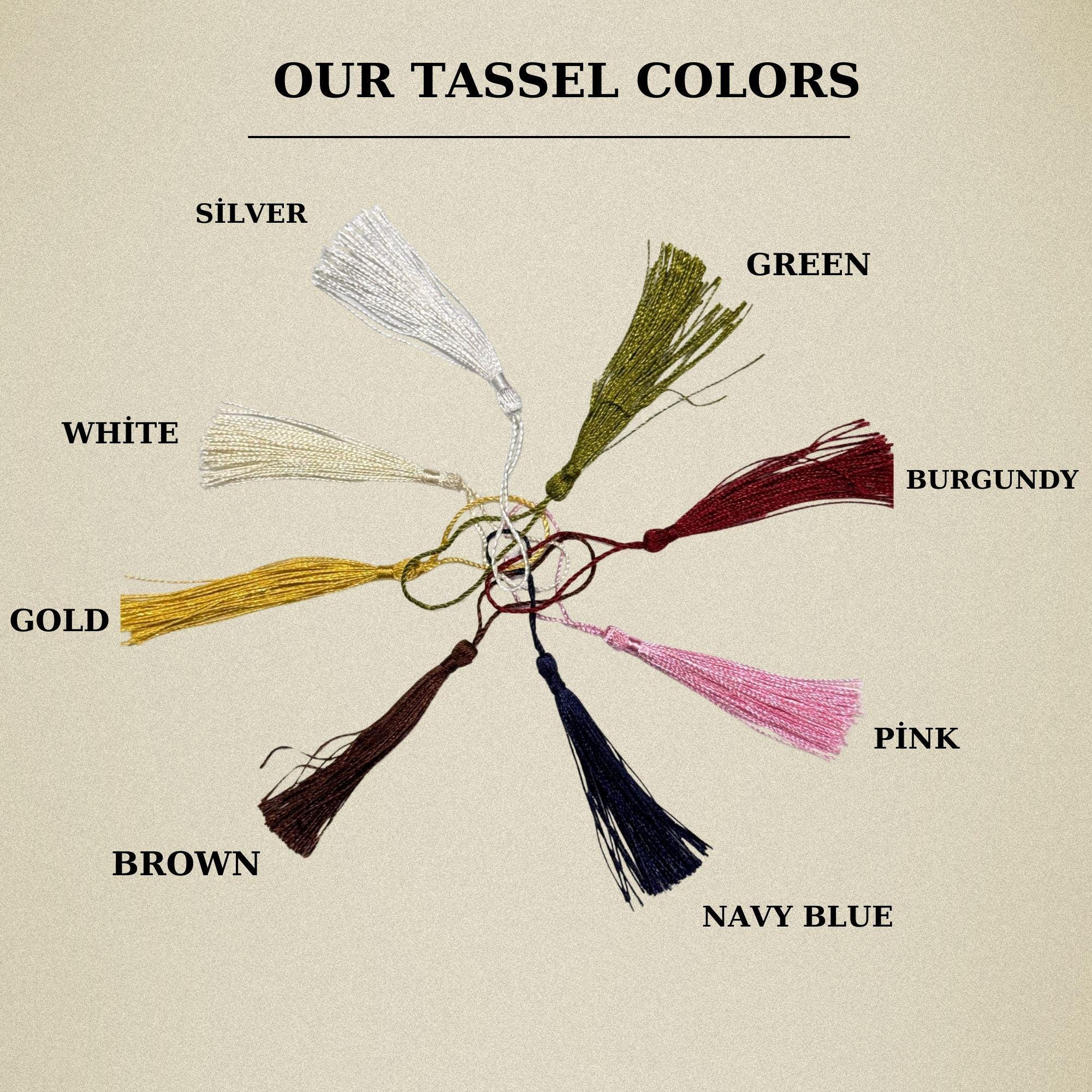 Custom Wooden Bookmark with Tassels