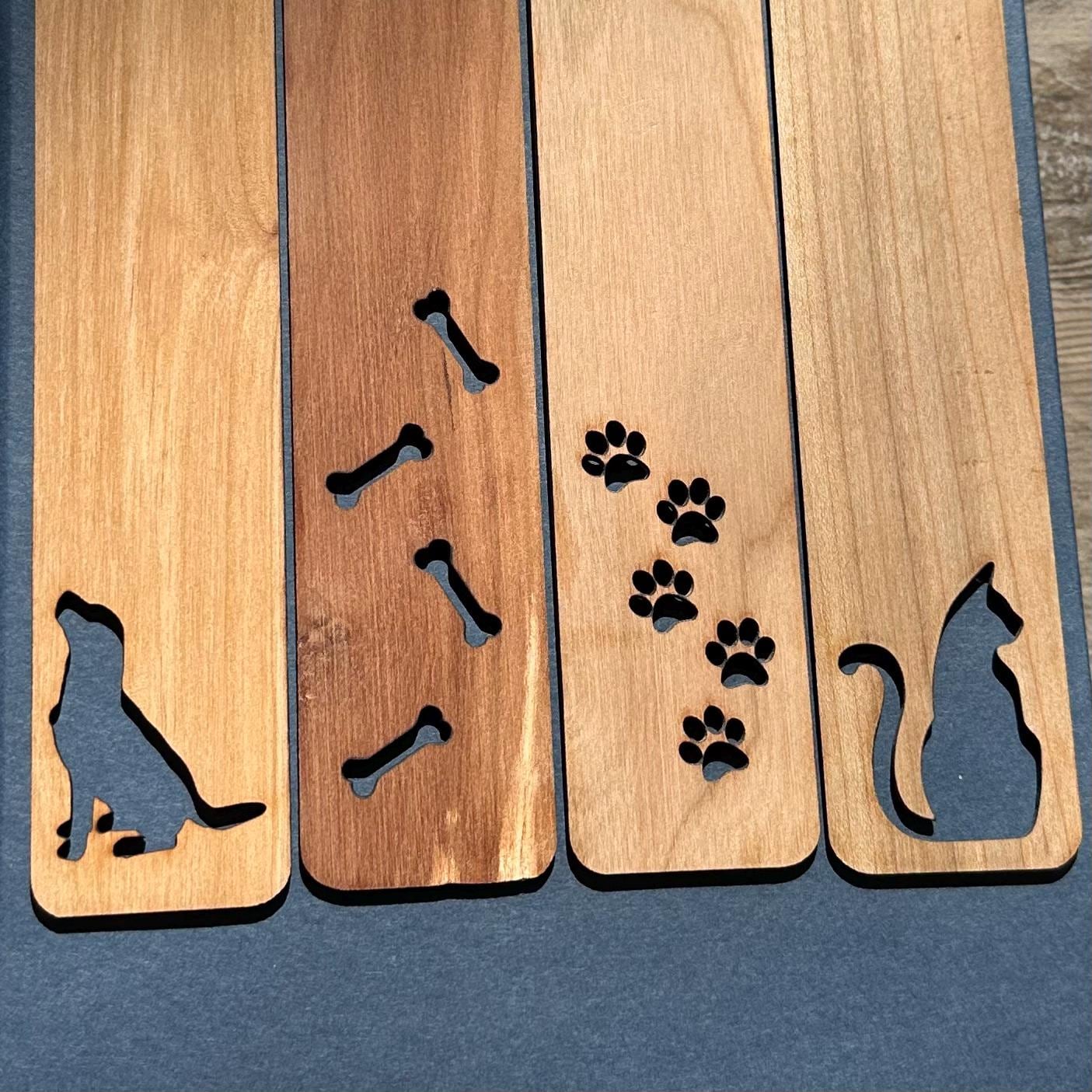 Gift for Him or Her - Handmade Wood Bookmark