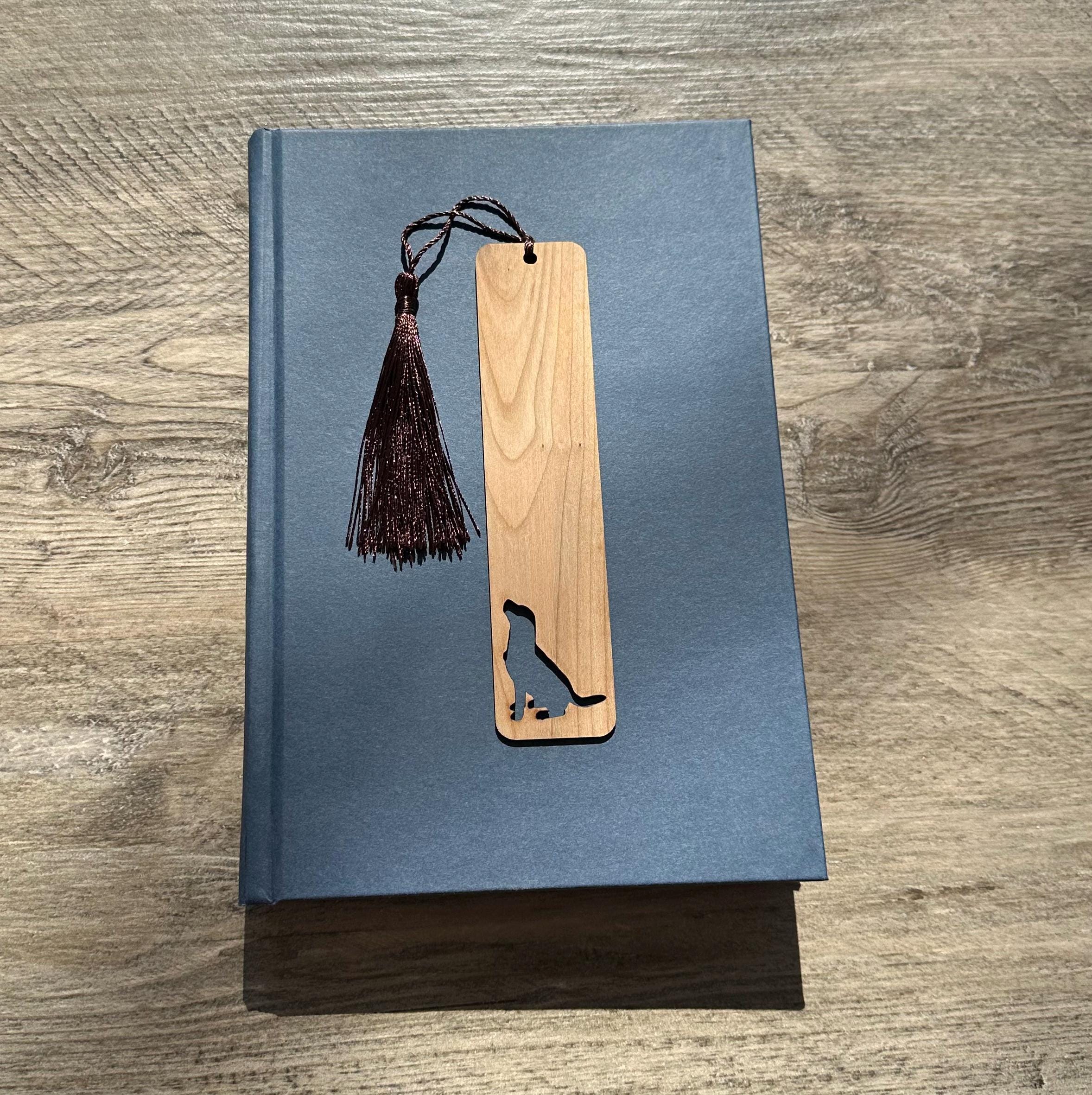 Gift for Him or Her - Handmade Wood Bookmark