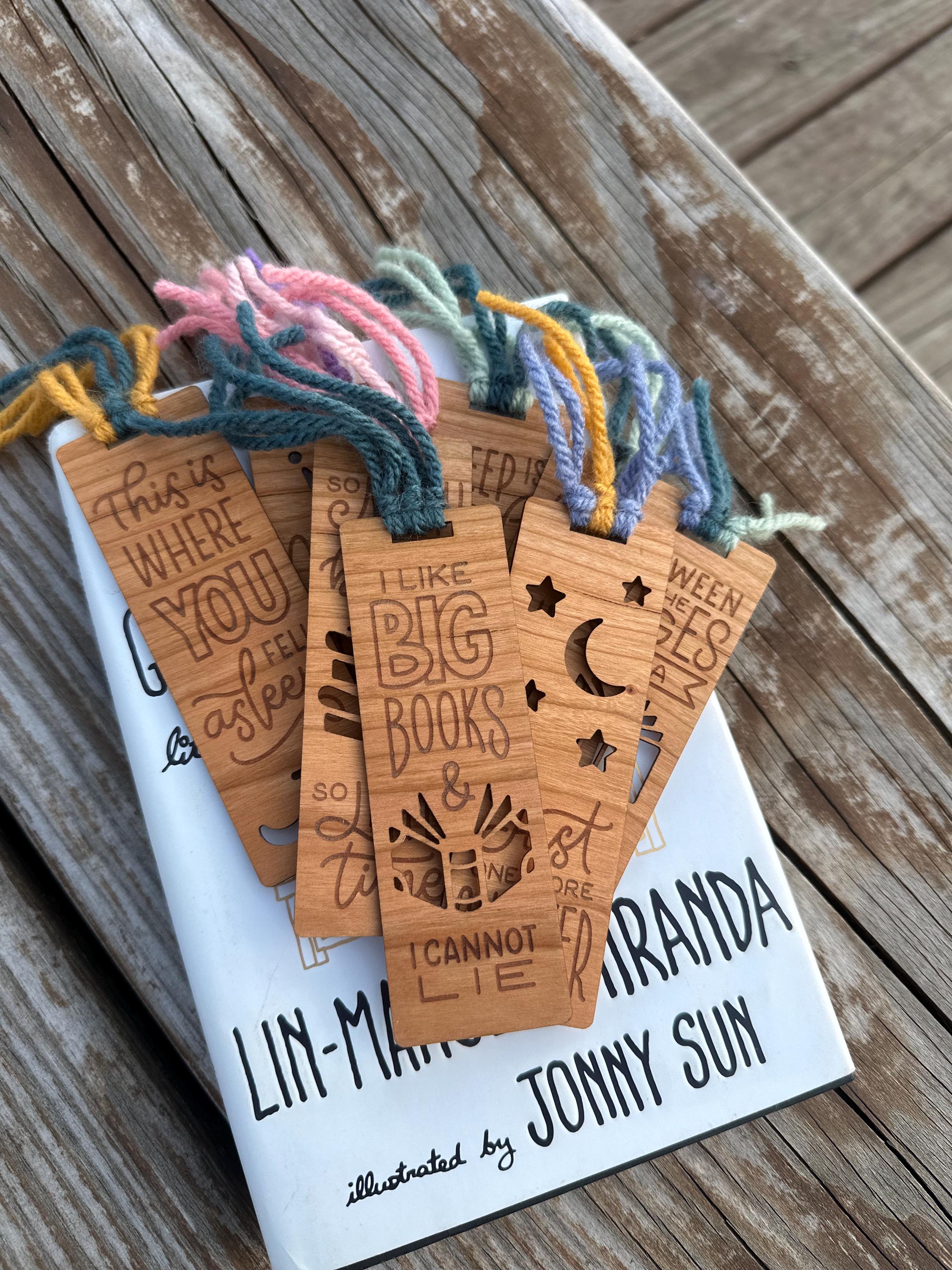 Wooden Bookmarks - Gift for Book lover