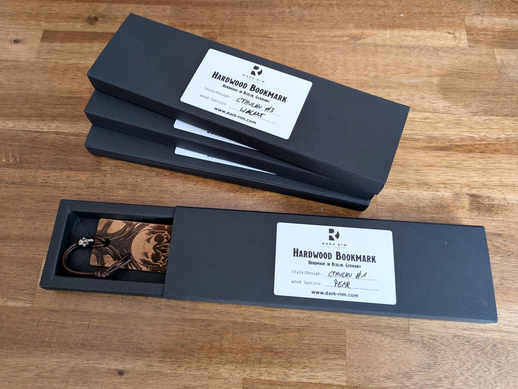 Wooden Bookmark - Flowers and Mushroom Forest