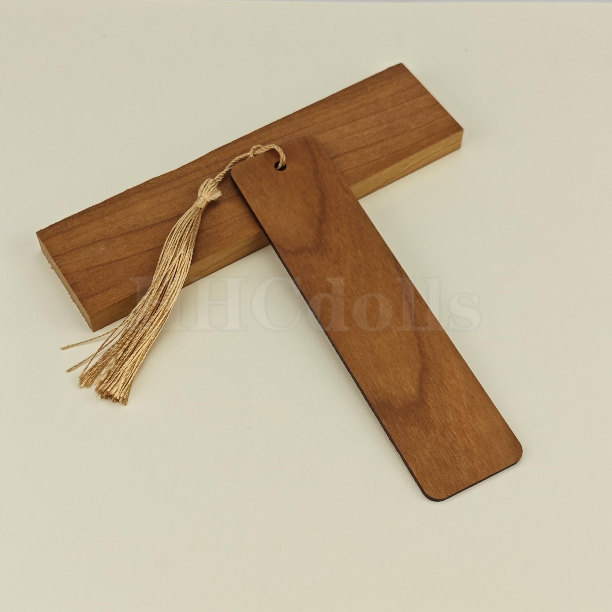 Cherry wood bookmark - solid wood crafts