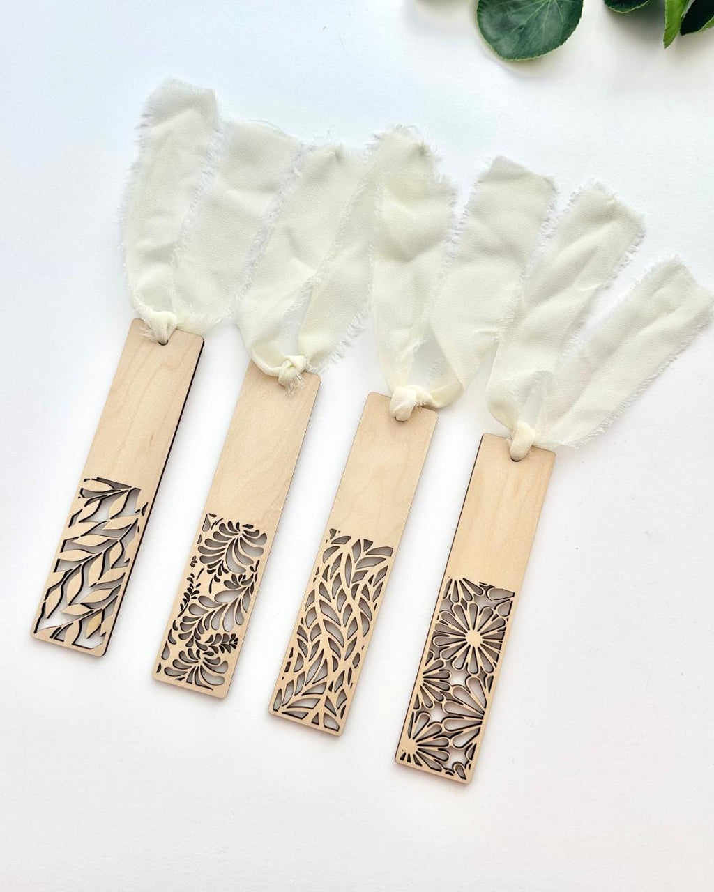 Botanical Wood Bookmarks - Gifts for Book Lovers