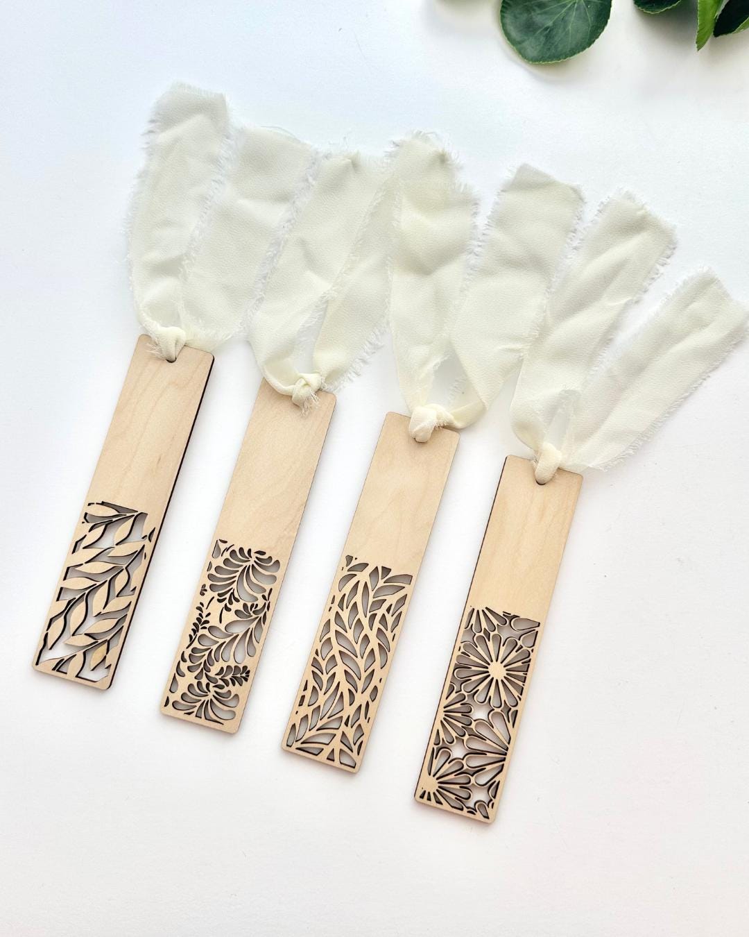 Botanical Wood Bookmarks - Gifts for Book Lovers